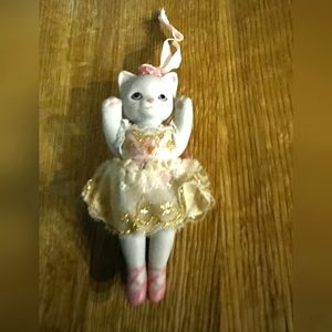 Kitty cucumber Ballerina Ornament